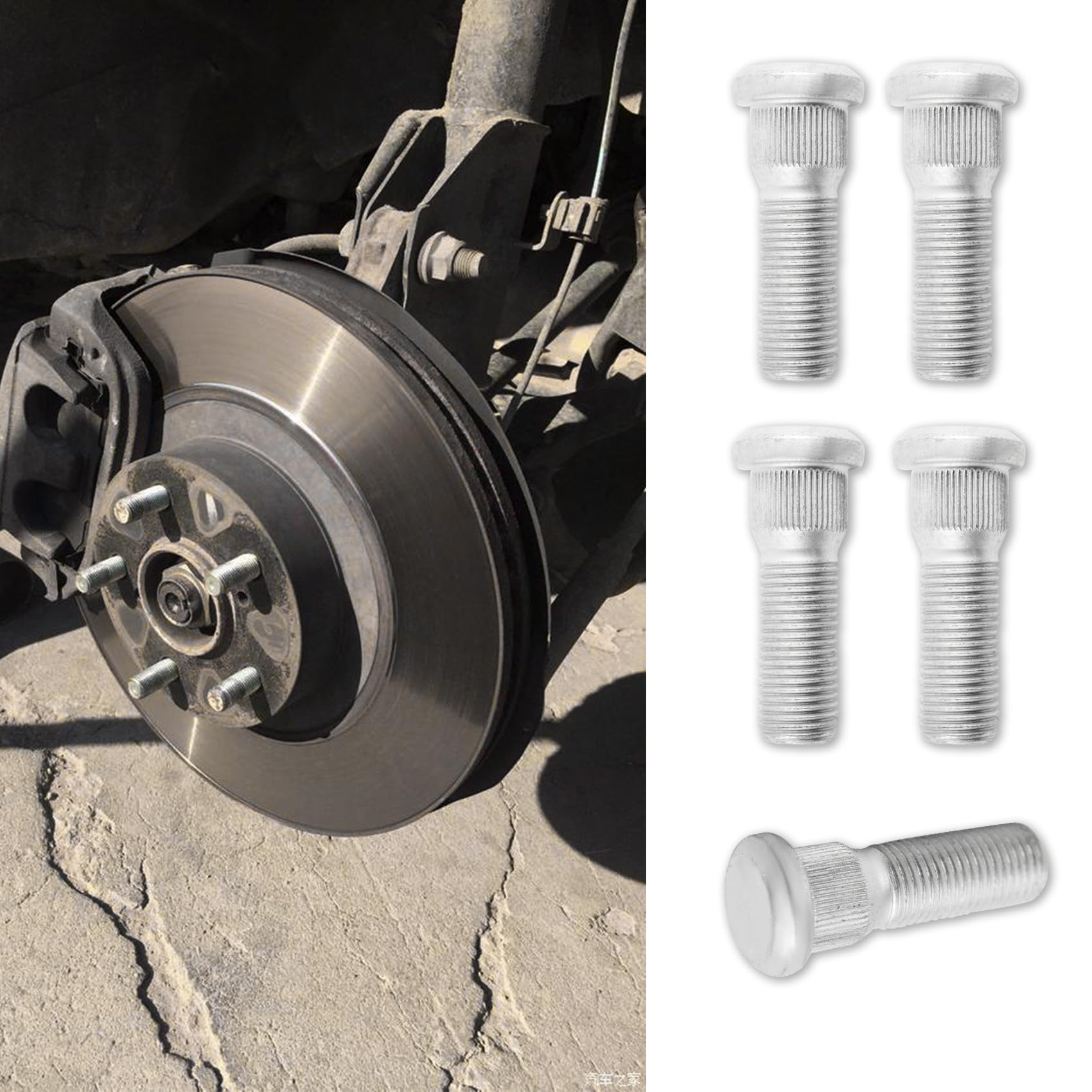 Amazon.com: PACLVIO 5PCS Wheel Studs, Steel Tire Studs, 49mm